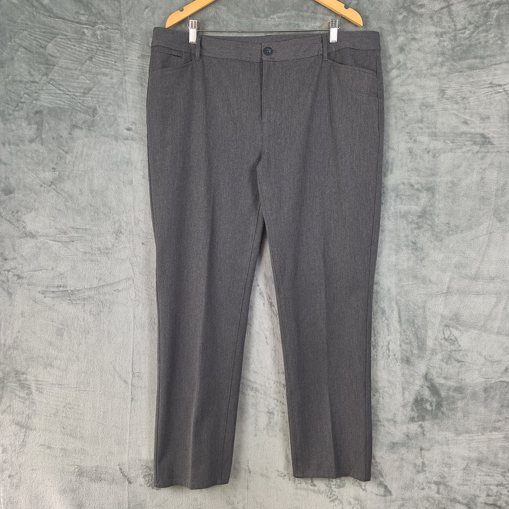 Eddie Bauer Pants Womens 20W Travex Chino Outdoor Hiking Ankle Preppy Stretch